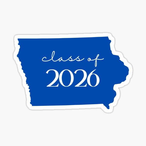 Class Of 2026 Sticker For Sale By Haleygdesigns Redbubble 5755