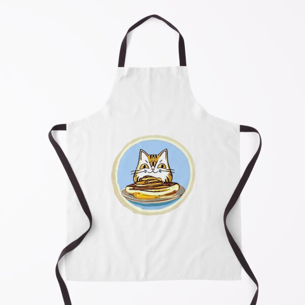 Artikelvorschau, Katze frisst Pfannkuchen 01 entworfen und verkauft von CheeseBlueprint.