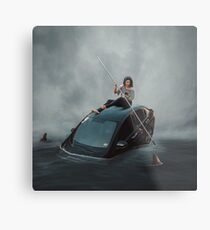 Survival Mode Metal Print