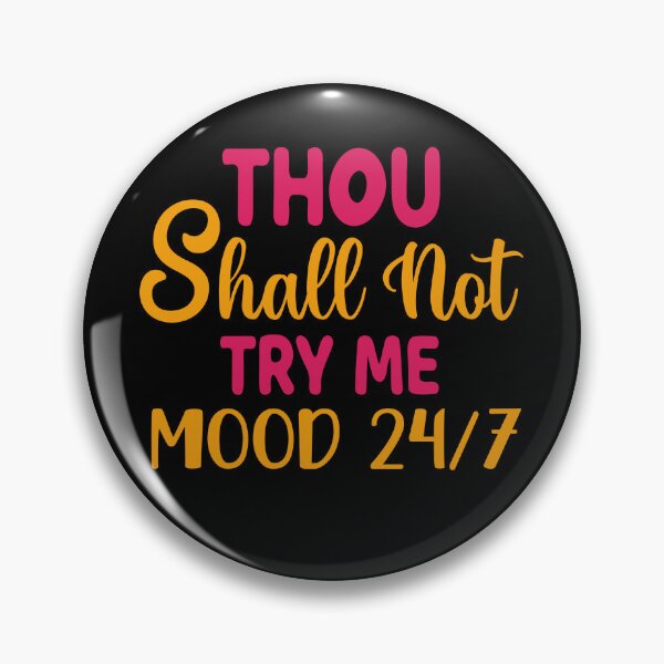 Item preview, Thou Shall Not Try Me, Funny Christian, Humorous designed and sold by MessiahMart.