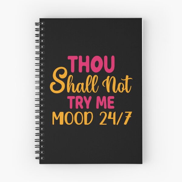 Item preview, Thou Shall Not Try Me, Funny Christian, Humorous designed and sold by MessiahMart.