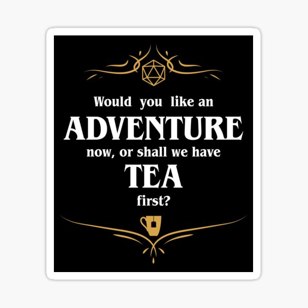 Item preview, Adventure or Tea Tabletop RPG Addict designed and sold by pixeptional.