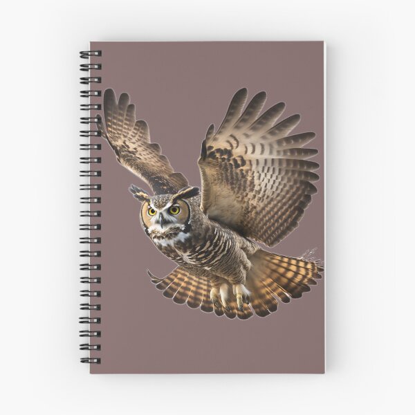 Item preview, Great Horned Owl Flying  designed and sold by PharaohofSedona.