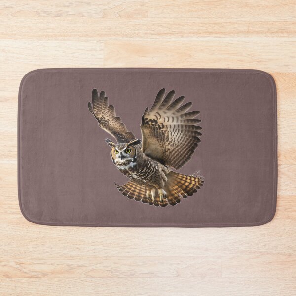 Item preview, Great Horned Owl Flying  designed and sold by PharaohofSedona.