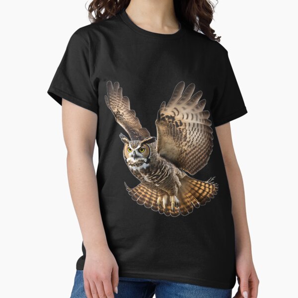 Item preview, Great Horned Owl Flying  designed and sold by PharaohofSedona.