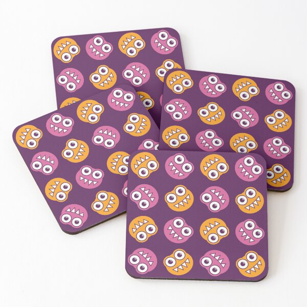 Item preview, Purple Pink And Orange Cute Bugs Pattern designed and sold by Boriana Giormova.