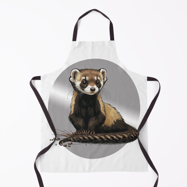 Item preview, Cute Fluffy Ferret designed and sold by softgraphics.