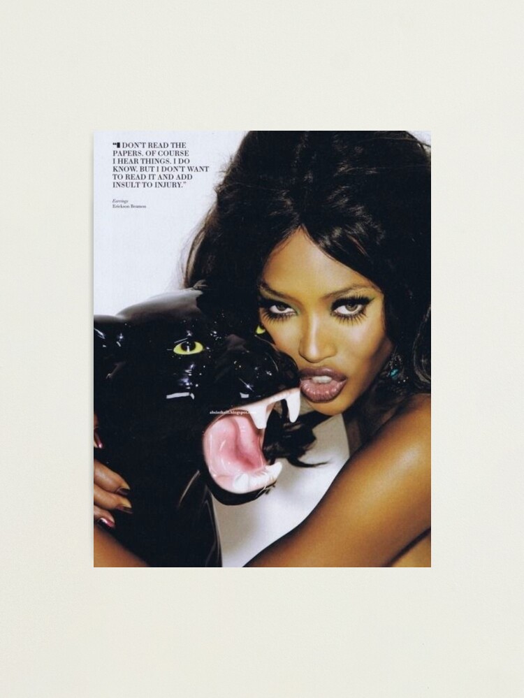 Thumbnail 1 of 3, Photographic Print, naomi campbell designed and sold by spoiledbratz.