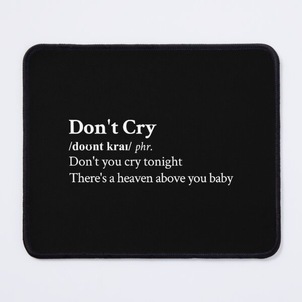 Item preview, Guns n Roses Aesthetic Quote Lyrics Rock Black designed and sold by StickTheSong.