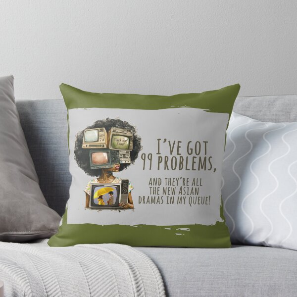 99 Problems Throw Pillow Throw Pillow