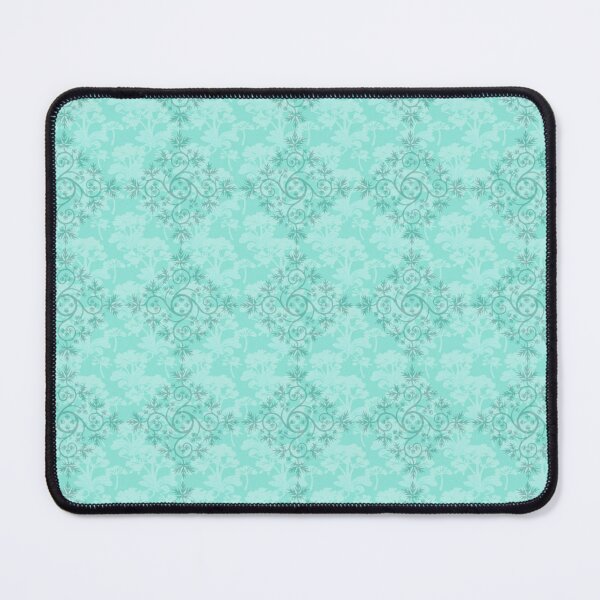 Item preview, Victorian Inspired Floral - Turquoise designed and sold by TotallyRetroArt.
