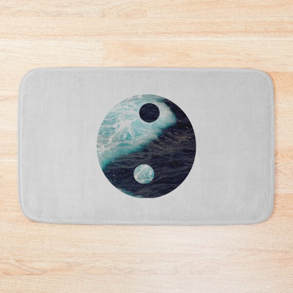Item preview, Ocean Sea Blue White Yin Yang  designed and sold by ChristinasMess.