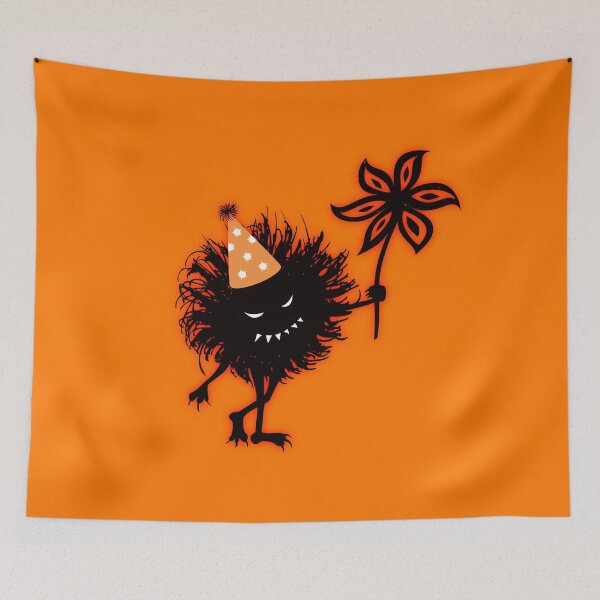 Item preview, Evil Bug With Flower Happy Halloween designed and sold by Boriana Giormova.