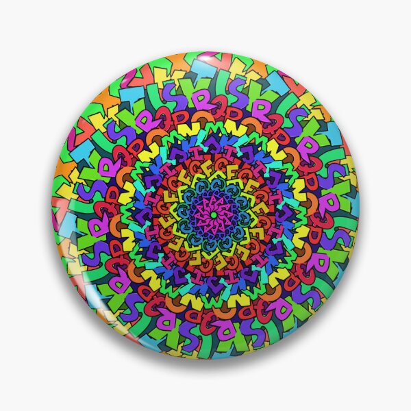 Item preview, Graffiti Alphabet Mandala designed and sold by thicc216.