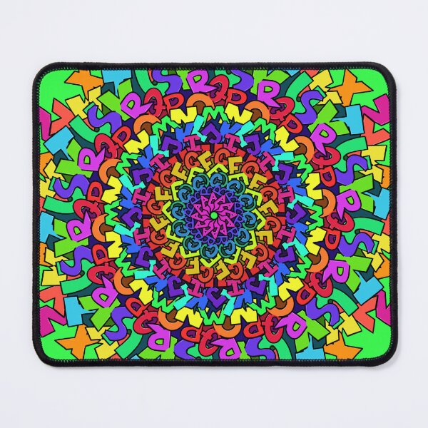 Item preview, Graffiti Alphabet Mandala designed and sold by thicc216.