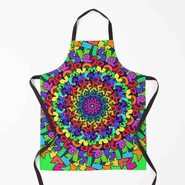 Item preview, Graffiti Alphabet Mandala designed and sold by thicc216.