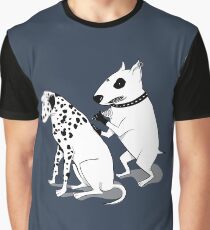 Bull Terrier and Dalmatian Graphic T-Shirt