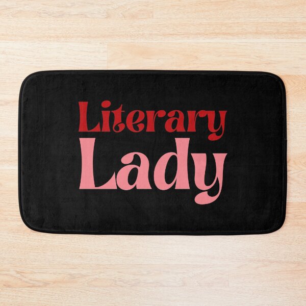 Item preview, Literary Lady red and pink lettering designed and sold by venomouspixie.