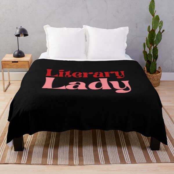 Item preview, Literary Lady red and pink lettering designed and sold by venomouspixie.