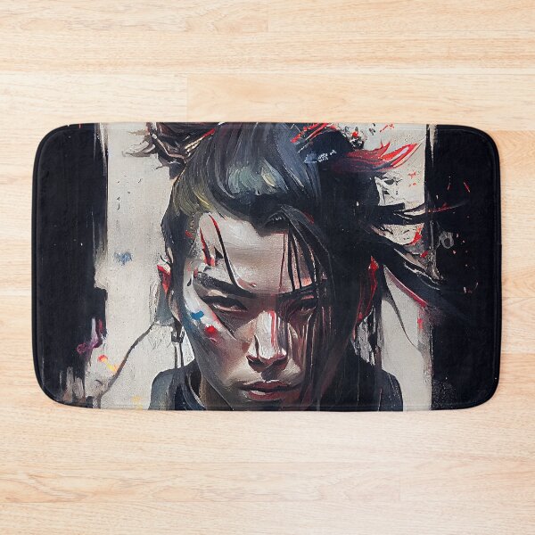 Item preview, Gothic Samurai - Oil Paint Japanese Warrior designed and sold by ABArtByAlexST.