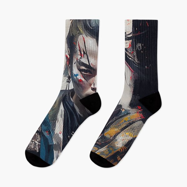Item preview, Gothic Samurai - Oil Paint Japanese Warrior designed and sold by ABArtByAlexST.