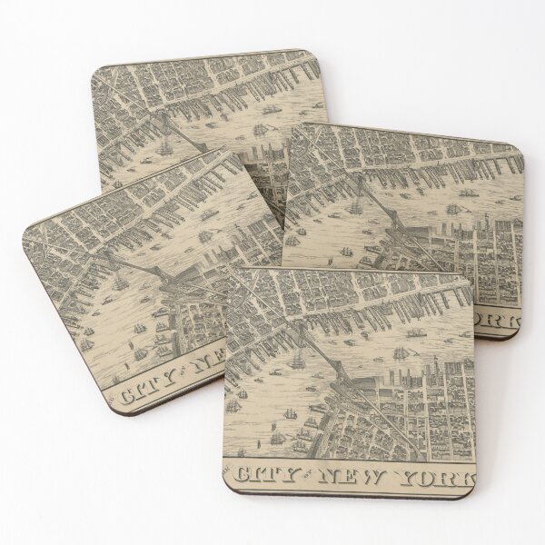 Item preview, The City of New York - 1879 Map - Detail  designed and sold by boltjesdesign.