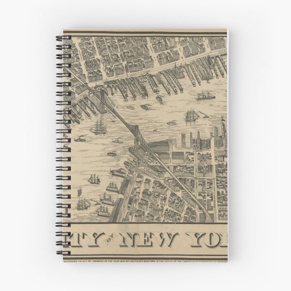 Item preview, The City of New York - 1879 Map - Detail  designed and sold by boltjesdesign.