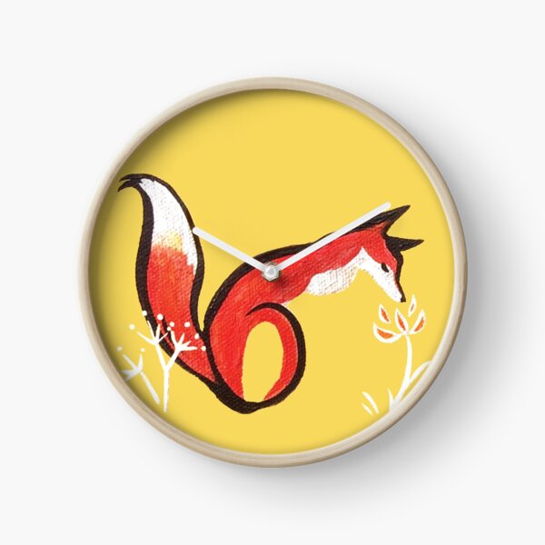 It's always fox season - Spring Clock