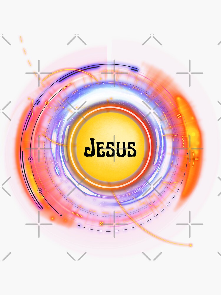 "Jesus, Lord of the world" Sticker for Sale by Yazztees Redbubble