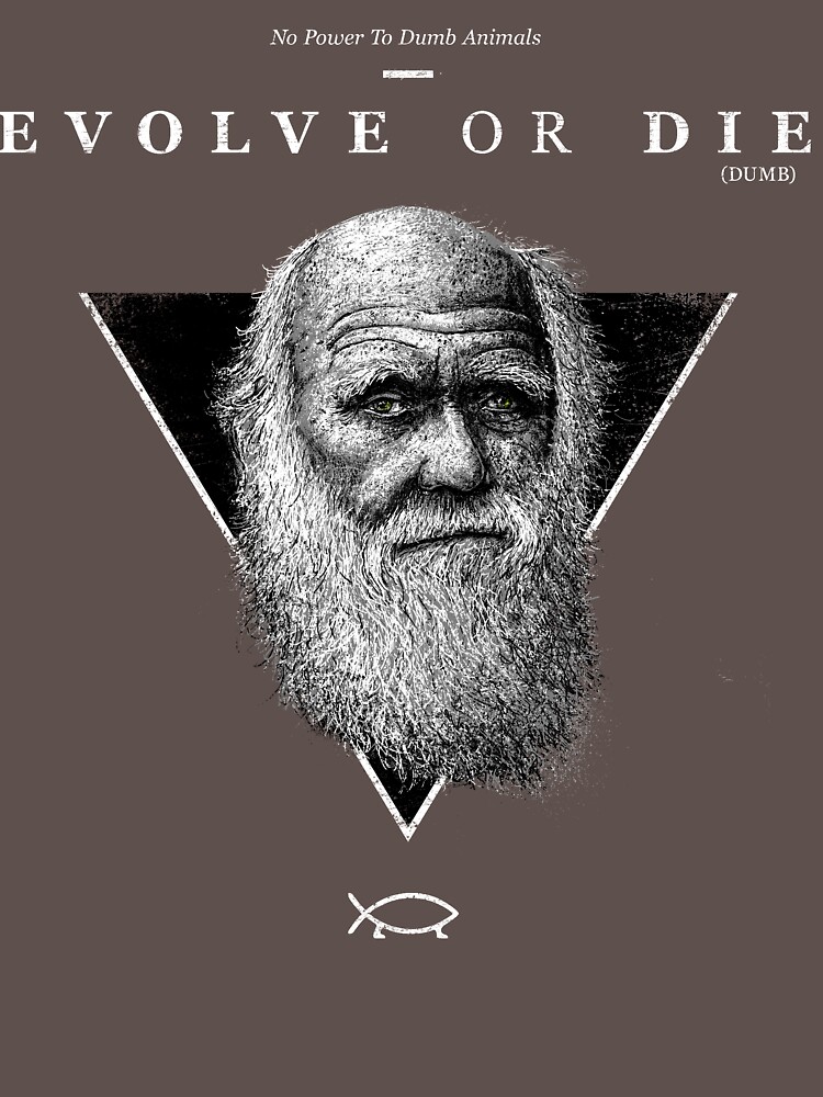 Thumbnail 5 von 5, Langarmshirt, EVOLVE OR DIE designt und verkauft von RolandStraller.