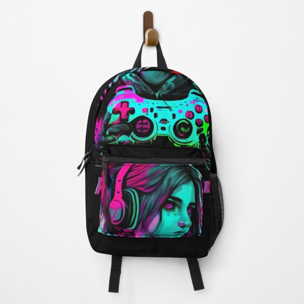 Item preview, Gamer Girl, Player One Ready, Psychedelic Art Design designed and sold by barretp27.