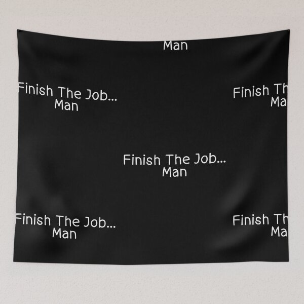 Item preview, Finish The Job...Man Biden Saying Democracy Slogan Text Design designed and sold by EarthArtDesigns.