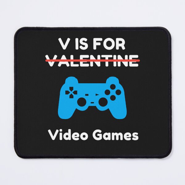 Item preview, V is for video games valentine's day designed and sold by StiickitLLC.
