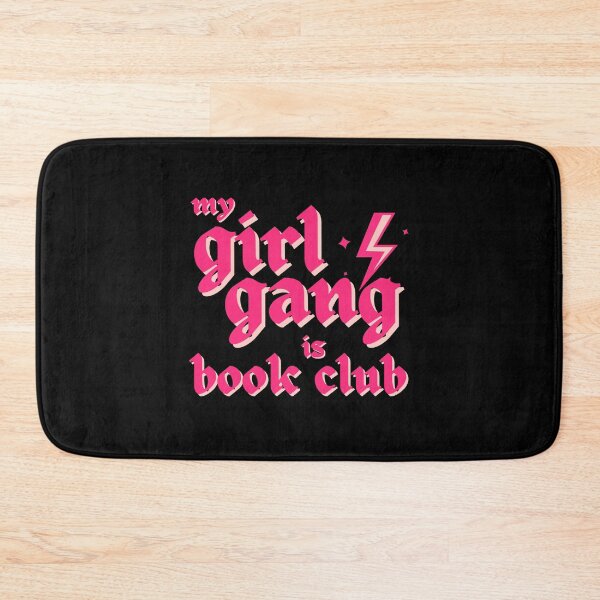Item preview, my girl gang is book club - pink goth lettering designed and sold by venomouspixie.