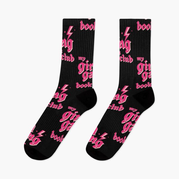 Item preview, my girl gang is book club - pink goth lettering designed and sold by venomouspixie.