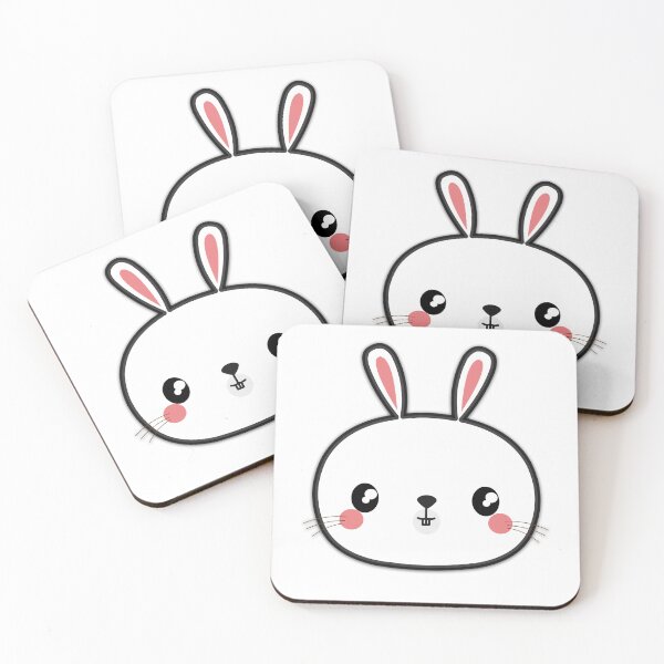 Item preview, White Bunny Face designed and sold by nwuttipong.
