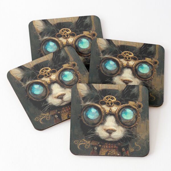Item preview, Steampunk Cat designed and sold by PoeticPixels.
