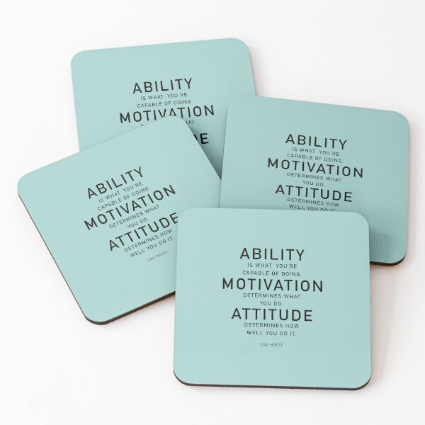 Item preview, Ability, Motivation, Attitude designed and sold by corbrand.