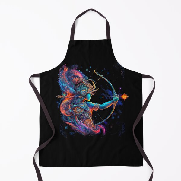 Item preview, Trippy Psychedelic Flaming Archer - Sagittarius November to December Zodiac Astrology Sign Design designed and sold by barretp27.