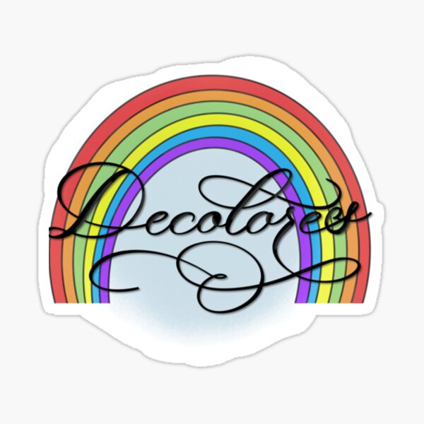 Cursillo Cursillo DeColores Cursillo Rainbow Faith Religion Sticker