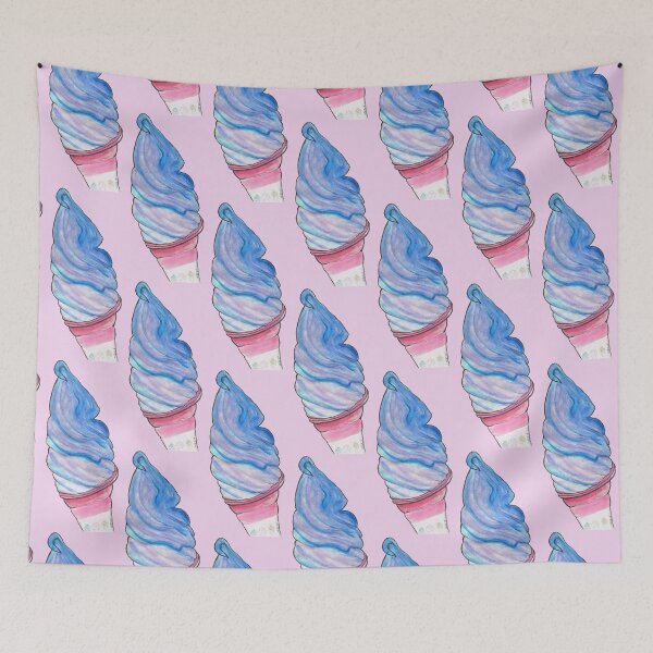 Item preview, Blue Raspberry Soft Serve Ice Cream designed and sold by bittersweetbeau.