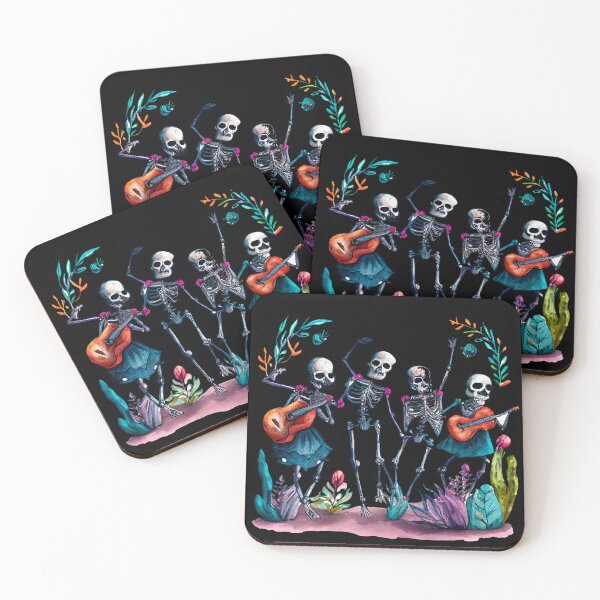 Item preview, Mardi Gras Skeletons Band Dancing Parade Carnival Masquerade Celebration designed and sold by josima.