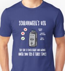 Schrödinger's USB Unisex T-Shirt