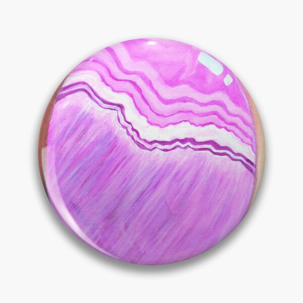 Item preview, Pink Banded Stone in oil paint by McLane Funkhouser designed and sold by McLane Funkhouser.