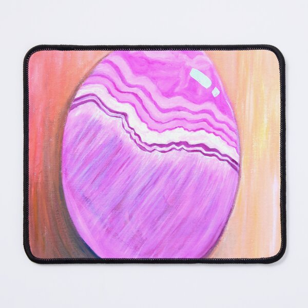 Item preview, Pink Banded Stone in oil paint by McLane Funkhouser designed and sold by McLane Funkhouser.