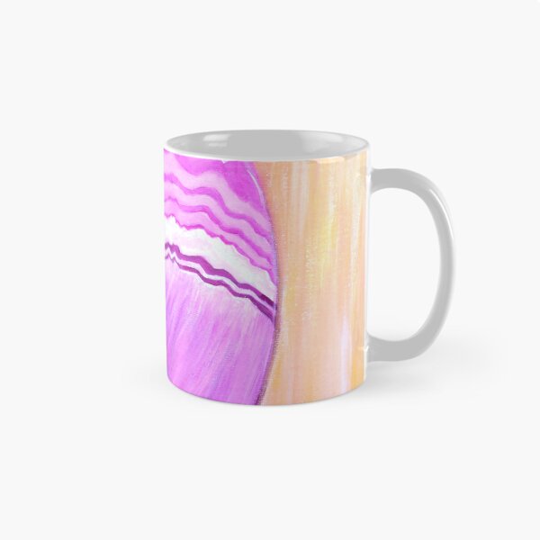 Item preview, Pink Banded Stone in oil paint by McLane Funkhouser designed and sold by McLane Funkhouser.