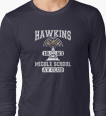 Stranger Things Tee - Hawkins AV Club Long Sleeve T-Shirt