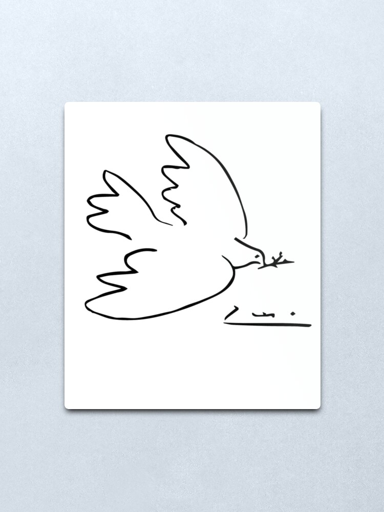 Picasso Friedenstaube - Kleine Weisse Friedenstaube Gedichte Gesellschaftskritisches / Pablo picasso taube 60x80 kunstdruck.