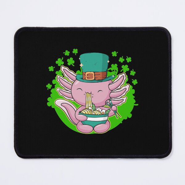 Item preview, Kawaii Axolotl Ramen for St Patricks Day designed and sold by ZzCorezZ.