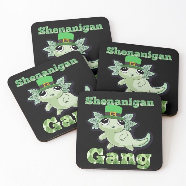 Item preview, Cute Kawaii Axolotl St Patricks Day designed and sold by ZzCorezZ.